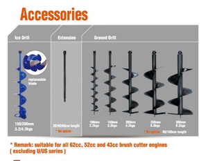 Aoweiガソリン52ccグラウンドドリル中空機ハイパワーガーデングラウンドドリル - Product Image 4