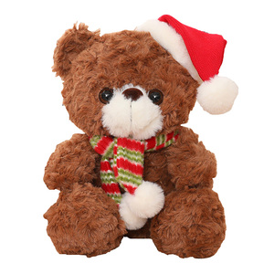 Orsacchiotto di <span class=keywords><strong>Peluche</strong></span> Personalizzato con Costume da Babbo Natale, <span class=keywords><strong>30</strong></span> <span class=keywords><strong>Cm</strong></span>, Morbido, per Bambini e Bambine, Regalo di Natale - Product Image 6