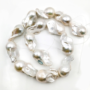 Perlas Edison Genuinas de Agua Dulce 22 mm Grado AAA Blancas Grandes Sueltas al por Mayor de Tamaño Pequeño para Joyería - Product Image 2