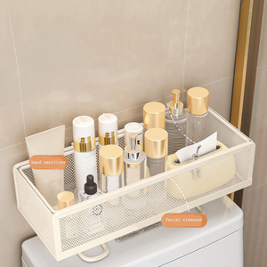 Organizador de Ducha <span class=keywords><strong>para</strong></span> Baños, Estante de Almacenamiento Metálico Negro, <span class=keywords><strong>Sin</strong></span> Perforaciones, <span class=keywords><strong>para</strong></span> Montar en la Pared - Product Image 5