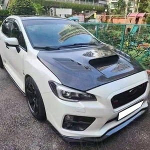 Capó Delantero de Fibra de Carbono para Toyota <span class=keywords><strong>Subaru</strong></span> WRX & STI 2015-2019 <span class=keywords><strong>Impreza</strong></span> 11 Sedán Estilo VRS, Cubierta de Capó Ventilada Kit de Carrocería - Product Image 6