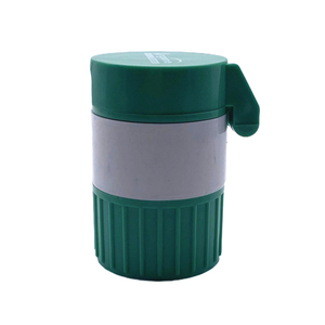 4 In 1 Pill Crusher Storage With 3 Compartments Pill Box Medicine Tablet Divider Pill Cutter