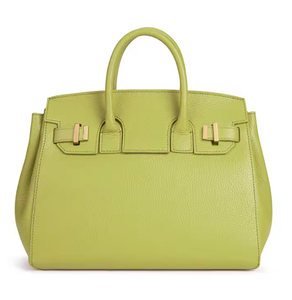 Bolso de Mano de Cuero PU de Diseño Personalizado para Mujer, Bolso de Mano Vegetariano con Asa Superior, Estilo Clásico de Lichi, Bolso de Lujo para Mujer - Product Image 2