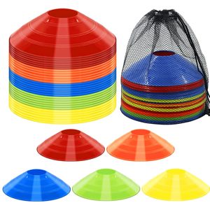 Juego de marcadores de campo de cúpula plana al por mayor para entrenamiento de velocidad de fútbol conos de agilidad productos deportivos y de entretenimiento - Product Image 2