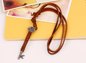 Joyería Vintage para Hombre y Mujer, Collares Largos de Cuero, Gargantillas, Colgantes de Llave, Cadenas Góticas, Collares y Colgantes de Diseño, Stranger - Product Image 4