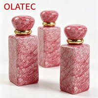 Flacons de parfum personnalisés 50 ml, flacons en verre rectangulaires avec atomiseur, bouchon à vis, flacon de parfum en marbre