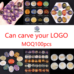 Bán Buôn Chất Lượng Cao 45Mm Hình Bầu Dục Tự Nhiên Đá Obsidian Thêm Tay Khắc Nhân Vật Massage Ngón Tay của Bạn Để Giảm Căng Thẳng - Product Image 3