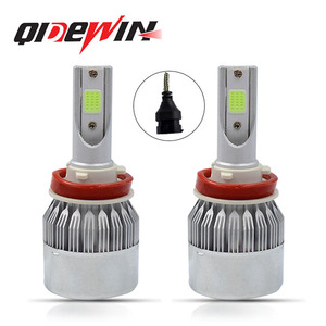 QideWin C6 <b>LED</b> <b>Headlights</b> 8000K Ice Blue H1 H3 H4 H7 H8 H11 H13 H16 9005 9006 9007 All In One Car Motorcycle Light - Product Image 2