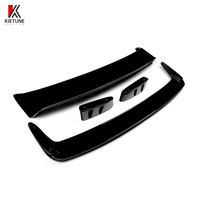 Aileron de pare-chocs arrière de haute qualité en ABS, simple niveau, noir brillant pour BMW Série 3 E36 1990-1998, kit carrosserie, accessoire automobile