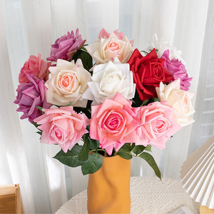 Cao Cấp Nhân Tạo Duy Nhất Đầu Trắng Hồng Hoa Hồng Bất Cảm Ứng Handmade Latex Hiện Đại Tái Sử Dụng Có Thể Tái Chế Cho Ngày Valentine - Product Image 3