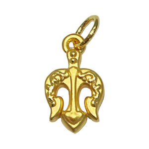 0,55G 24K oro micro-duro superar dificultades colgante en forma de Tridente colgante de oro puro accesorios de joyería de gama alta - Product Image 2