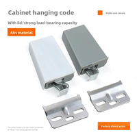 Accessoires de suspension robustes pour armoires de cuisine en ABS avec couvercle dissimulé à réglage fin, moulé sous pression avec vis - CZ-001/CZ-1018