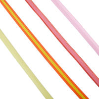 Service OEM/ODM : Bande élastique multicolore en nylon extensible pour accessoires vestimentaires