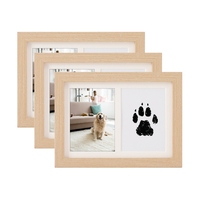 2025 Offre Spéciale Pop Pet Cadeau Chien Chat Pawprint Pet Souvenir Cadre Photo Avec Argile Empreinte Kit