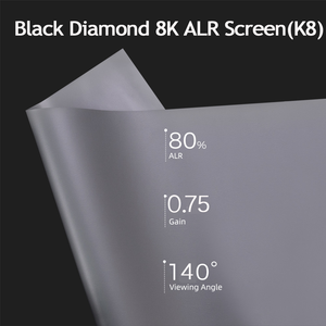 Schermi da Proiezione a Cornice Fissa SCREENPRO da 84" a 150" 4K/8K HD in Cristallo Grigio/Diamante Nero ALR per Proiettori a Tiro Corto/Lungo - Product Image 6
