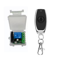 Module récepteur de relais sans fil 433 MHz 12V 1CH pour porte de garage, télécommande marche/arrêt