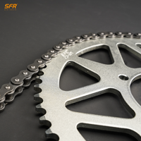Kit chaîne et pignon renforcé SFR 420PRO pour moto électrique tout-terrain E Ride Pro SS Sur-Ron Light Bee X