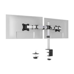 DURABLE - 5095-23 SELECT bras de moniteur pour 2 moniteurs, table-EAN 4005546734996 OFFICE EQUIPMENT TABLET HOLDERS - Product Image 1