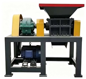 Trituradora de Plástico Azul, Máquina Industrial de Reciclaje con Tolva y Engranaje Automático para el Procesamiento de Residuos - Product Image 3