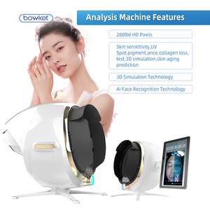Bowket chuyên nghiệp xách tay 3D ai phân tích da mặt Phiên bản cập nhật thiết bị gương ma thuật cho máy quét mặt đầu chúng tôi/EU - Product Image 4