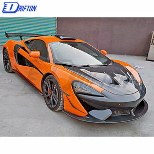 Pour Mclaren 570S à GT4 Style pare-chocs avant toute Version en Fiber de carbone sèche Kit de carrosserie en Fiber de carbone - Product Image 3