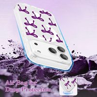 Étui de téléphone portable antichoc en TPU+PC avec design magnétique en forme de nœud pour iPhone 17/16/15 Pro Max avec couleur personnalisée