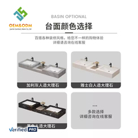 OEM Moderne 2025 Meubles de Salle de Bain Ensemble Table Complète Bureau Cabinet Panneau Miroir Évier Robinet pour Maison Bar Hôpital Appartement Chambre