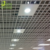 Grille de plafond suspendue en T moderne, ignifuge, antirouille, légère et haute résistance