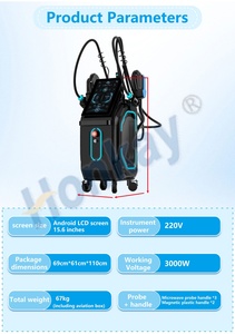 Popular Máquina de Ondas Frías de 5 Manijas para Regeneración de Colágeno y Mejora de la Flacidez de la Piel, Instrumento Moldeador de Ondas Frías para Centros de Belleza - Product Image 3