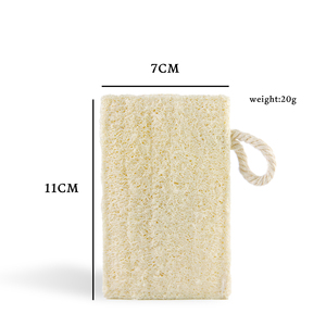 Cepillos de baño de lufa seca a base de plantas naturales auditados por BSCI, esponja de cocina, depuradores de limpieza corporal multiusos ligeros para - Product Image 4