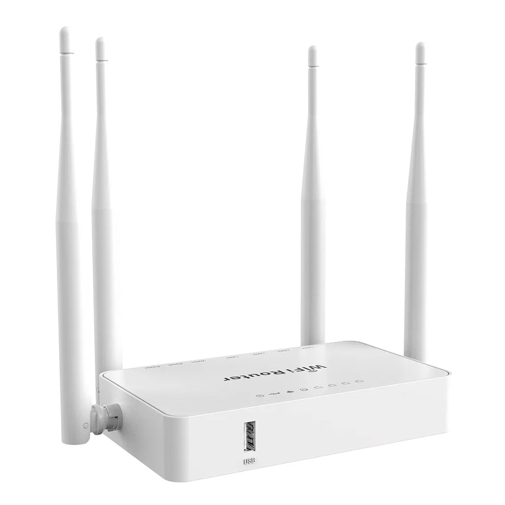 Beyaz kablosuz ağ yönlendirici 2.4Ghz yonga seti MTK7620N 300Mbps openWRT ev 4G Usb Dongle ile yönlendiriciler ZBT WE1626