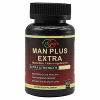 Capsules de Maca Noire Multi-Extrait Naturel pour Hommes, Complément Énergétique XXL à base de Plantes