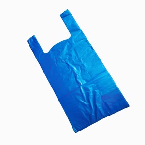 Bolsas de Compras de Plástico PE Biodegradables Azules Personalizadas, de Alta Calidad, Precio de Fábrica, Venta al Por Mayor - Product Image 2