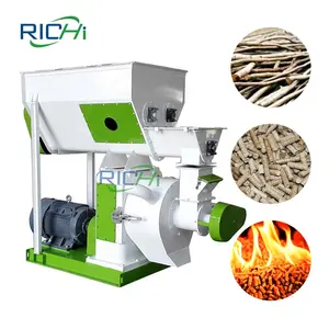 Rentable certificado CE madera arroz salvado soja cáscaras aserrín compresión pellet maquinaria para bio-pellets