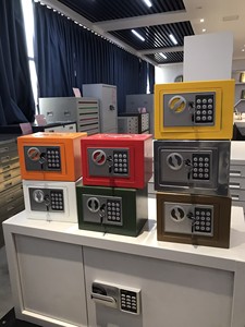 Mini Safe Box With Electronic Digital <b>Lock</b> And Key Colorful <b>Portable</b> Storage For Home Office Gym Jewelry Cash - Product Image 4