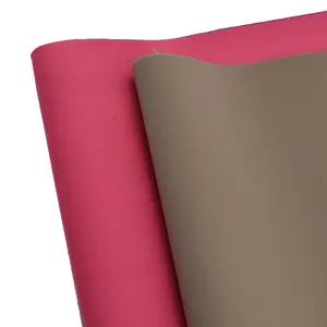 Fein gewebtes TC Backing Lycra Fabric Synthetisches PU-Leder für Taschen gepäck