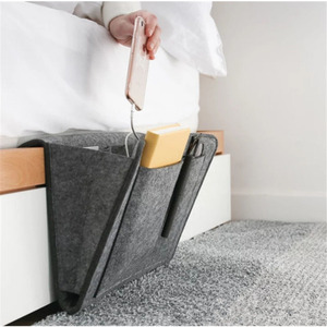 Multifunctional Custom logo Printing Bed Storage Bag <strong>Sofa</strong> Organizer Bags Hanging Felt Bedside <strong>Caddy</strong> - Product Image 6