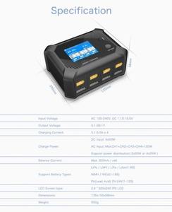 Chargeur intelligent UP9, entrée AC et DC, sortie 24V, avec affichage LED, compatible avec les batteries LiPo, LiHV, Li-ion, LiFe pour drone FPV - Product Image 4