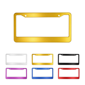Cadre de plaque d'immatriculation de voiture promotionnel en alliage de haute qualité, écologique, avec logo et couleur personnalisés - Product Image 4