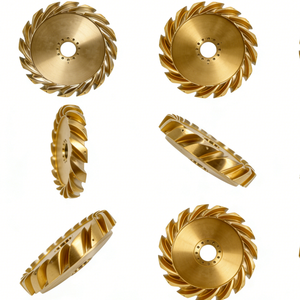 ใบพัดกระจายอากาศเครื่องยนต์เจ็ทความแม่นยำ 0.001 มม. - ได้รับการรับรองมาตรฐาน IATF16949, ตัวเลือกวัสดุที่ปรับแต่งได้สำหรับเครื่องจักรเทอร์โบ - Product Image 1