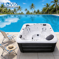 Nouveautés : Spa extérieur de luxe carré avec Wi-Fi, Jacuzzi, Hydromassage, Baignoires et Spas Lovia