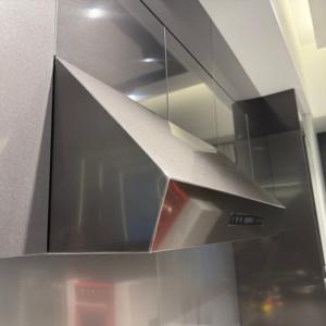 Hotte aspirante électrique 36 pouces 1000 m³/h pour cuisine et hôtel, télécommande, 2 lumières LED, murale, en acier inoxydable noir - Product Image 6