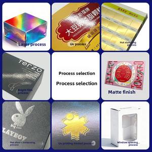 Boîte à fermeture éclair personnalisée à trois couches, impression couleur recto-verso, boîte avion, boîte Hanfu personnalisée, boîte avion style INS, blanche - Product Image 3