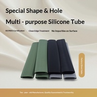 Manchon antidérapant en caoutchouc silicone côtelé plat sur mesure pour poignées, outils et équipements – Fabricant