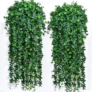 Fruit Of Love Artificial Lucky <b>Leaves</b> <b>Wall</b> Hanging Silk Greenery Japanese Style Vintage <b>Decor</b> Bouquet For Indoor Outdoor Use - Product Image 2