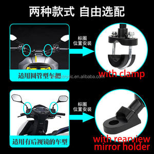 Soporte Giratorio 360° para Teléfono <span class=keywords><strong>de</strong></span> Motocicleta, con Altura Ajustable, Fijación al Manillar, Soporte Universal para Motocicletas - Product Image 5