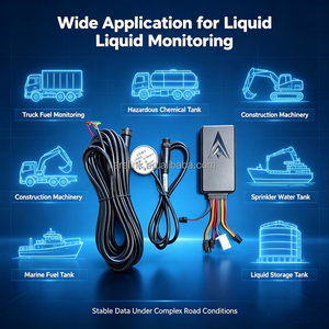 Sensor ultrasónico de nivel de combustible ULS001 Mini con rastreador GPS 4G LTE, detección ACC, impermeable, para tanques de GLP, uso marino, temperatura/humedad de PC - Product Image 6