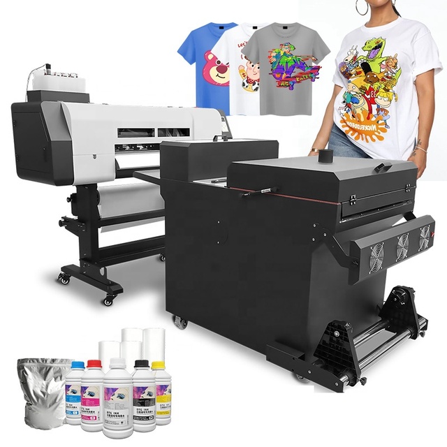 SHGENLAN New XP600 I3200 DTF Printer with Epson Printhead 60cm Roll-To-Roll Textile Ink Printer for T-Shirts 1 Year Warranty