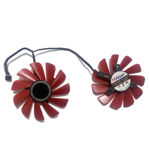 พัดลมระบายความร้อน,2ชิ้น85มม. 4pin Dc12v FDC10U12S9-C RX580 GPU Fan For XFX RX 580 <span class=keywords><strong>8G</strong></span> 2048SP <span class=keywords><strong>RX570</strong></span> RS - Product Image 6