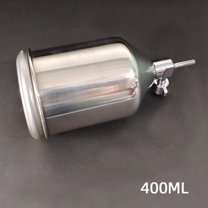 Original <span class=keywords><strong>DEVILBISS</strong></span> 400ml Top Can Pistolet à air comprimé en alliage d'aluminium Accessoires de revêtement de peinture automobile pneumatique - Product Image 6